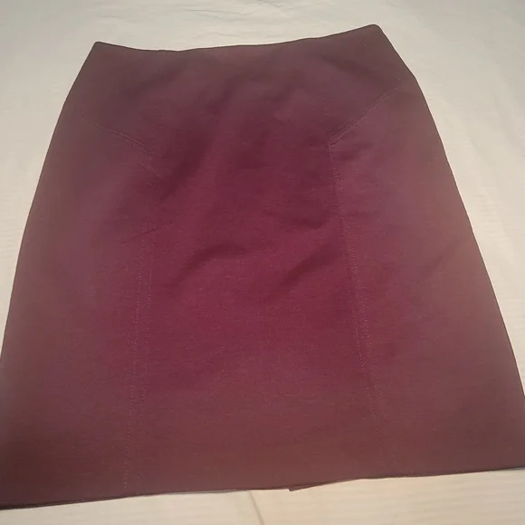 Preston & York Rich Purple Pencil Skirt Size 12 - Picture 5 of 7